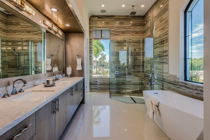 Luxurious Tile and Fixtures